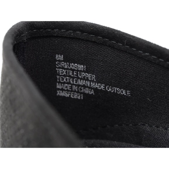 Union Bay Flats Womens 8 Black Perforated Faux Suede D'Orsay Slip On Shoes - Picture 10 of 11